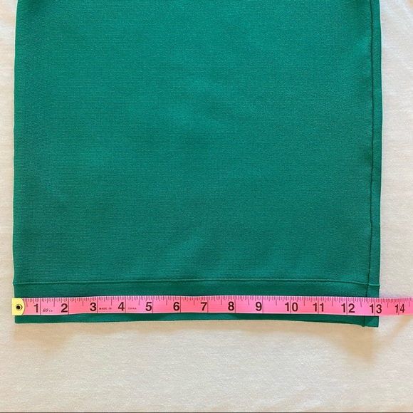 BCBGMaxAzria | Caspar Bodycon Dress - Green | Size XXS - Picture 15 of 16